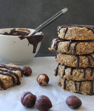 Hazelnut & Chocolate Oat Cookies