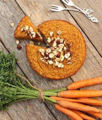 Gluten-free Carrot and Hazelnut Cake