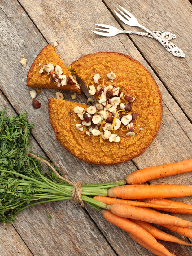 Gluten-free Carrot and Hazelnut Cake