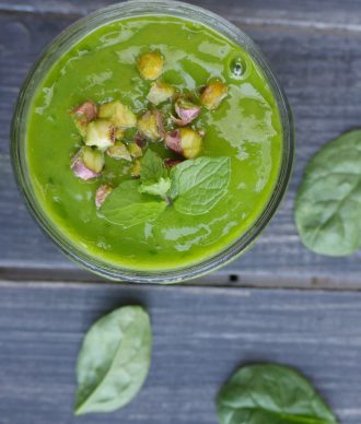 Kale & Mango Green Tea Smoothie