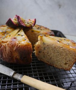 Gluten-free passionfruit cake