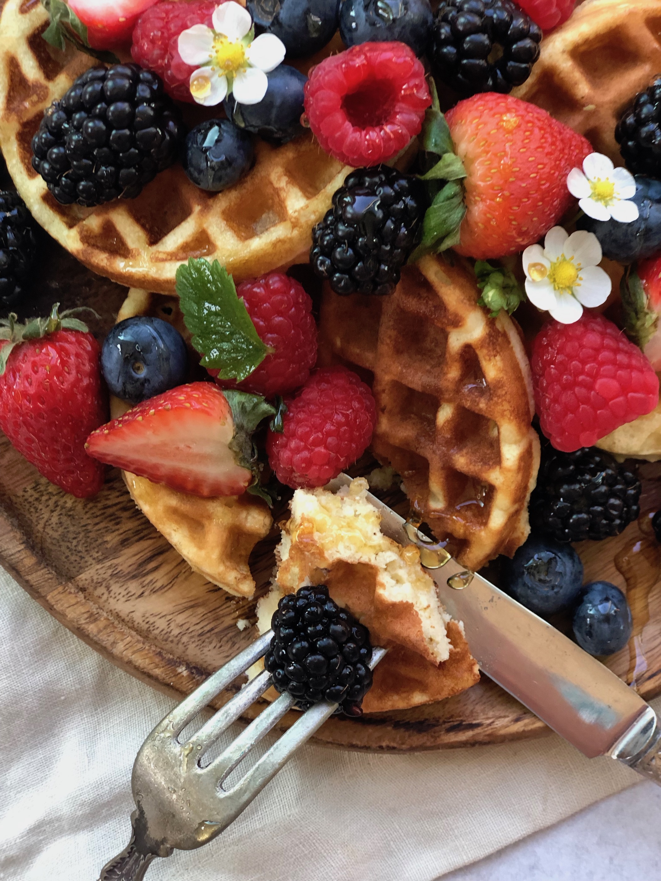 healthy gluten-free waffles