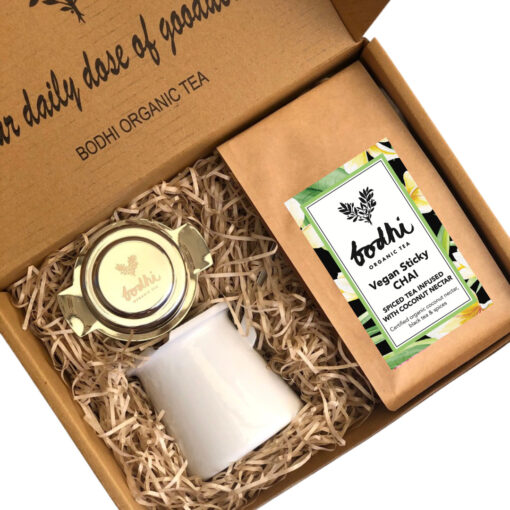 vegan sticky chai brewing set