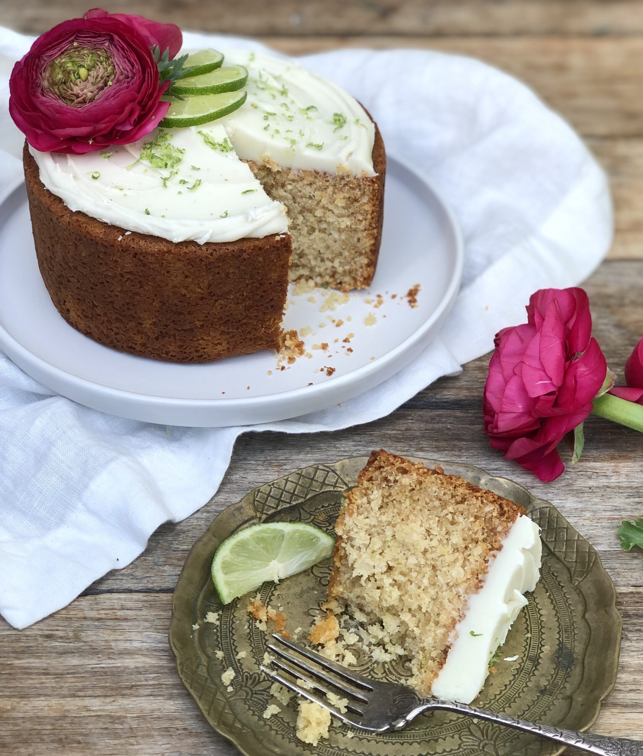 coconut lime cake Bodhi Organic Tea