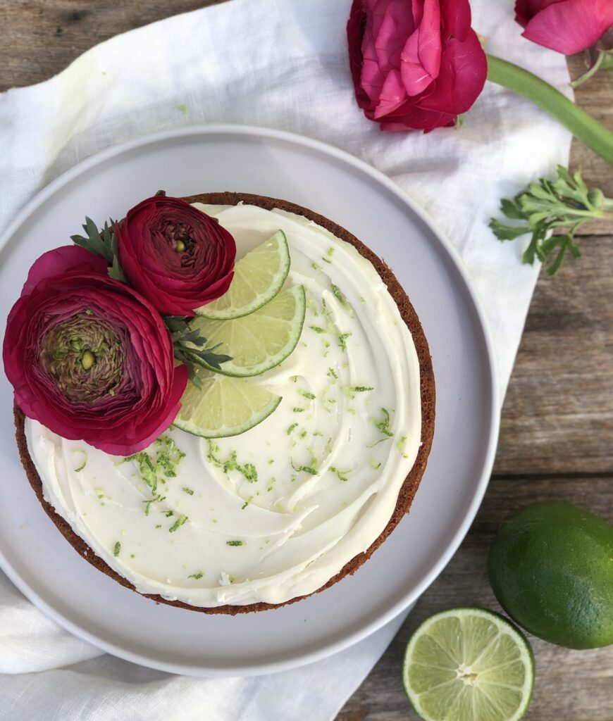 coconut & lime cake