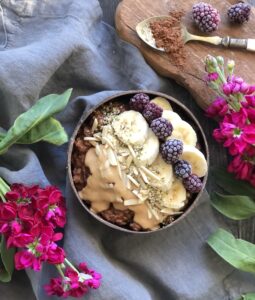 chocolate almond porridge