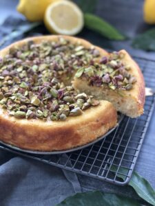 Lemon Almond Ricotta Cake